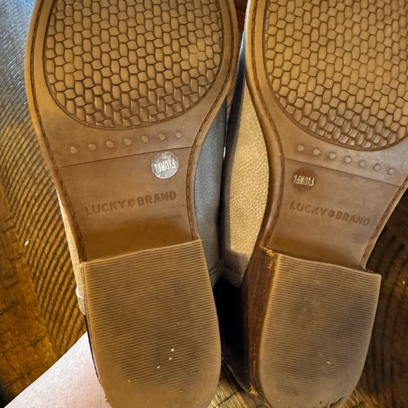 Lucky Brand Tan Ankle Booties with Studs - Picture 4 of 4